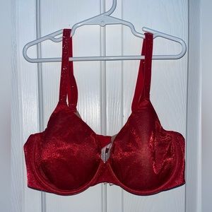 Red Sparkly Victoria's Secret Bra (36C)